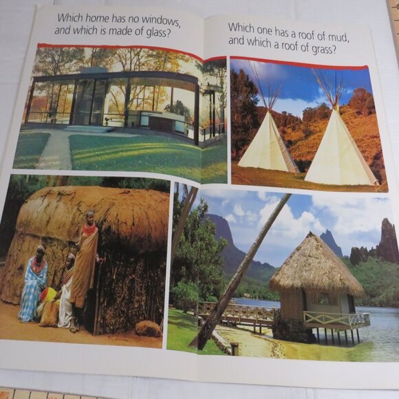 A world of Homes BIG BOOK (almost 2 feet tall) with teacher pages  Classroom - Picture 6 of 14